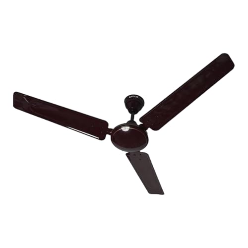 CADLEC Breeza 1200mm Ultra High Speed Ceiling Fan | Powerful Air Delivery | BEE Star Rated Energy Efficient | High Performance Motor | 3-Year Warranty | Brown