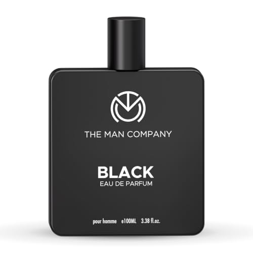 The Man Company Black Eau De Parfum for Men | 100 ml | Long Lasting Perfume | Premium Men's Fragrance with Intense, Sophisticated Scent, Premium Masculine Fragrance for Date Night, Office & Party | Ideal for Evening, Party & Special Occasions