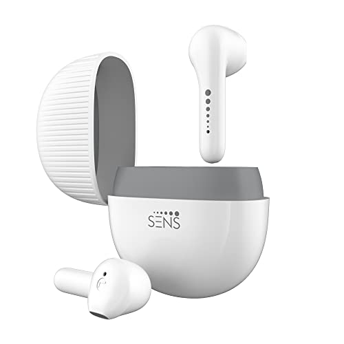 SENS CNATRA 2 Bluetooth On Ear Headset with As Fast As Possible (AFAP) Charge, MEMS MIC, 13mm Super Dynamic Drivers and up to 24 hrs Playback (Snow White, True Wireless)
