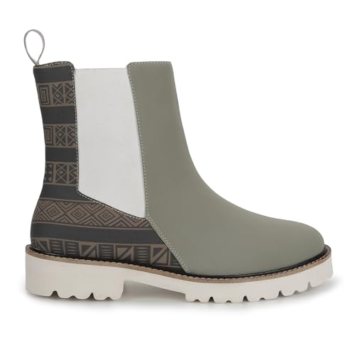 YOHO Women Printed Boots Stylish Comfortable Lightweight