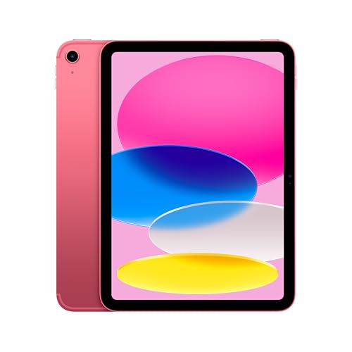 Apple iPad 11″: A16 chip, 27.69 cm (11″) Model, Liquid Retina Display, 128GB, Wi-Fi 6 + 5G Cellular, 12MP Front/12MP Back Camera, Touch ID, All-Day Battery Life — Pink