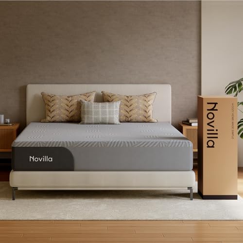 Novilla Mattress Gel Memory Foam King 8 Inch 7-Zone Ortho Cooling