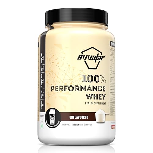 avvatar PERFORMANCE WHEY PROTEIN | 1Kg | Unflavoured