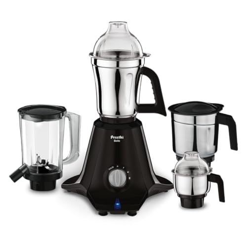 Preethi Boltz 1000W Mixer Grinder, 4 Jars, Superfine grinding in 90 seconds