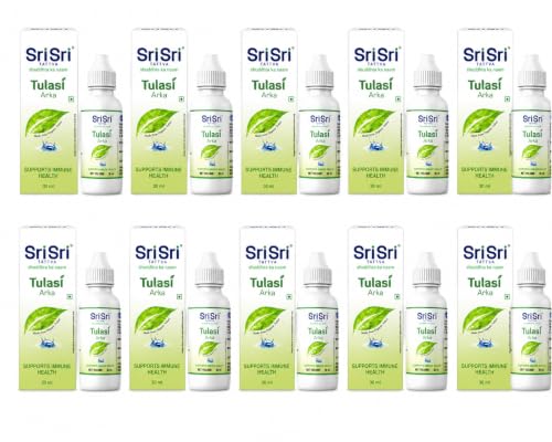 Sri Sri Tattva Tulasi Arka - Anti-Viral, 30ml (Pack of 10)