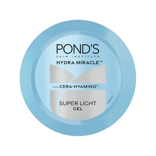 Pond's Super Light Gel Oil Free Face Moisturizer 300 g | With Cera-Hyamino for Ultimate Soft Smooth Skin - Daily Use