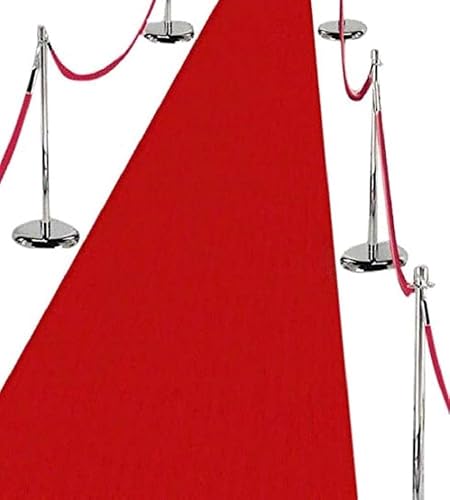 SHEEFA Craft Nylon Floor Runner Carpet, Red, 5x8 Feet