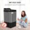 VW 8.5 kg semiautomatic Top Load Washer Only with Powerful Wash, V8 Supreme Wash, Black/Grey